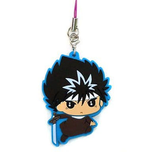 Hiei Yu Yu Hakusho Capsule Rubber Mascot Key Chain [USED]