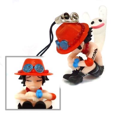 Portgas D. Ace One Piece Negative Strap 004 Key Chain [USED]