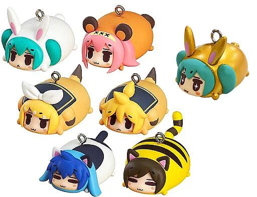 Usa Miku, etc. VOCALOID Animal Charm Strap All 7 Types Set Charm [USED]