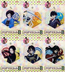 Yamatonokami Yasusada, etc. Touken Ranbu ONLINE Clear Mascot All 6 Types Set Key Chain [USED]