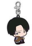 Levi Attack on Titan Bocchi-Kun Rubber Mascot Key Chain [USED]