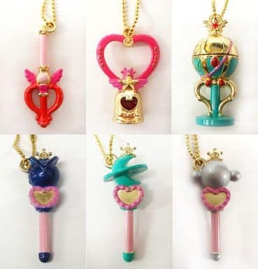 Kaleido Moon Scope, etc. Sailor Moon Diecast Charms 003 All 6 Types Set Charm [USED]