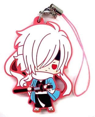 Hajime Saito Rasetsu Ver. Hakuouki Movie Rubber Strap Collection animate Limited Box Purchase Privilege Key Chain [USED]