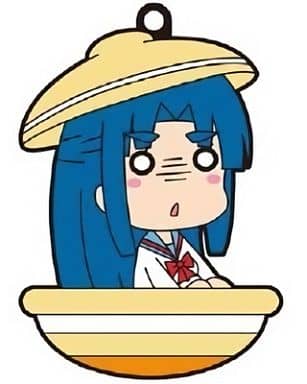 Asakura on Clay Pot The Disappearance of Yuki Nagato chan Charide Rubber Charm Key Chain [USED]