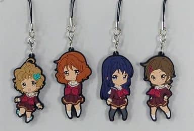 Kumiko Oumae Sound! Euphonium Rubber Strap Set C88 Limited Set of 4 Key Chain [USED]