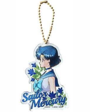Sailor Mercury Sailor Moon Crystal Acrylic Ball Chain Collection Key Chain [USED]