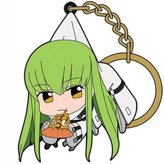 C.C. Code Geass: Lelouch of the Rebellion R2 Tsumamare Keychain Key Chain [USED]