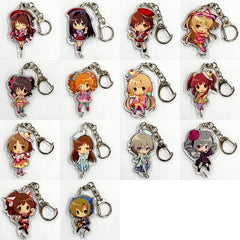 Uzuki Shimamura, etc. THE IDOLM@STER Cinderella Girls Joint Acryl Collection: Joicole All 14 Types Set Key Chain [USED]