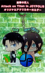 Levi Ellen Titan Attack on Titan Deka Acrylic Key Chain Attack On Titan in Joypolis Limited Key Chain [USED]