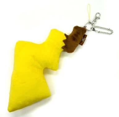 Pikachu Pokemon Pika Tail Big Keychain Pokemon Center Limited Key Chain [USED]