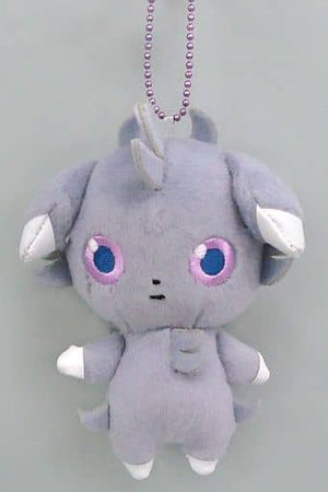 Espurr Pokemon XY Big Stuffed Toy that Can Be Attached To Bag Nyasper Nyaonicus Mascot [USED]