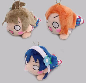 Honoka Kosaka, etc. Love Live! Nesoberi Key Chain Mascot 2nd Grader All 3 Types Set Key Ring [USED]