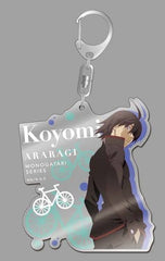 Koyomi Araragi Anime Version Monogatari Second Season Deka Acrylic Key Chain Key Chain [USED]
