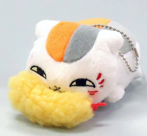 Nyanko-sensei Deep Fried Shrimp Natsume's Book of Friends Ichiban Kuji Nyanko Sensei no Shokutaku Plush Mascot Prize E Plush Toys [USED]