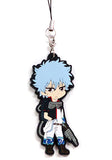 Gintoki Sakata Gorist Busters Gintama Rubber Charm J-World Tokyo Limited Key Chain [USED]