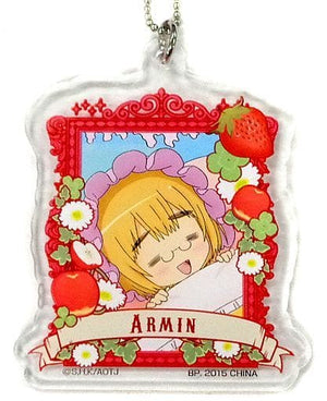 Armin Little Red Riding Hood Grandma Attack on Titan: Junior High Ichiban Kuji Bunkasai no Maki Acrylic Plate Keychain Prize F Key Ring [USED]