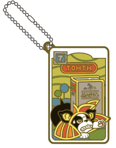 Iggy Toto JoJo's Bizarre Adventure Iggy no Kimyo na Cosplay Tarot Edition Dio to Yukai na Nakamatachi Edition Rubber Mascot Key Chain [USED]