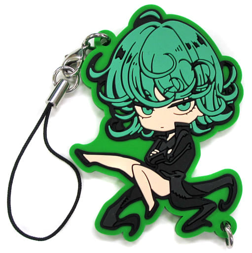 Tatsumaki D One Punch Man Buralink Rubber Strap Collection Key Chain [USED]