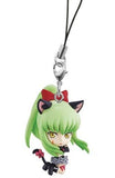 C.C. Code Geass Ichiban Kuji Premium CODE BLACK 1st Live Encore! Kyun Character Accent Prize H Key Ring [USED]