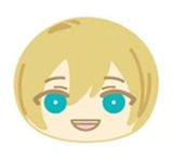 Eichi Tenshouin Ensemble Stars! Omanjuu Niginigi Mascot 3 Key Ring [USED]