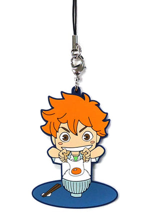 Shoyo Hinata Haikyu!! Season 2 Trading Rubber Strap animate cafe Limited Key Chain [USED]