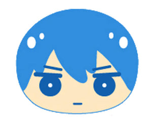 Haruka Nanase High Speed! Free! Starting Days Omanju Nigi Nigi Mascot Chibi Key Ring [USED]