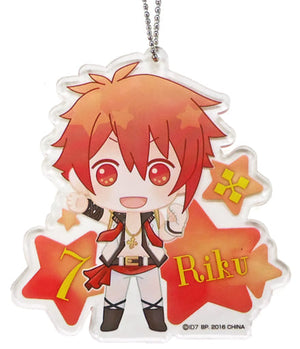 Riku Nanase IDOLiSH7 Plate Key Chain Character Comyu Hiroba Limited Key Chain [USED]