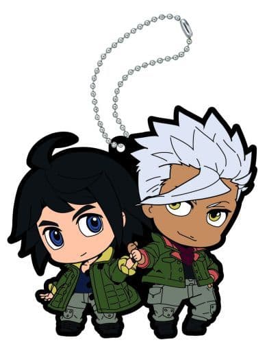 Mikazuki Augus Olga Mobile Suit Gundam: Iron-Blooded Orphans Buddycolle Rubber Mascot Iron-Blooded Bonds Arc Key Ring [USED]