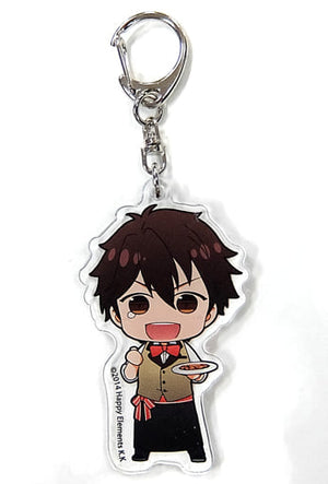 Chiaki Morisawa Ensemble Stars! Trading Acrylic Key Chains Cafe Style 1st animate cafe Limited Key Chain [USED]