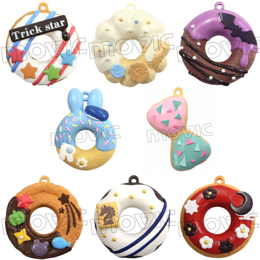Trickstar, etc. Ensemble Stars! Sweets Color Cole All 8 Types Set Key Chain [USED]