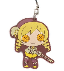 Mami Tomoe Puella Magi Madoka Magica Ichiban Kuji Magiccraft II Rubber Charm Magicot Prize J Key Chain [USED]