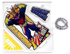 My Hero Academia All Might Acrylic Stand Keychain J-World Tokyo Limited Keychains [USED]