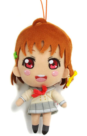 Chika Takami Winter Uniform Love Live! Sunshine!! Plush Mascot 2nd Grader Key Chain [USED]