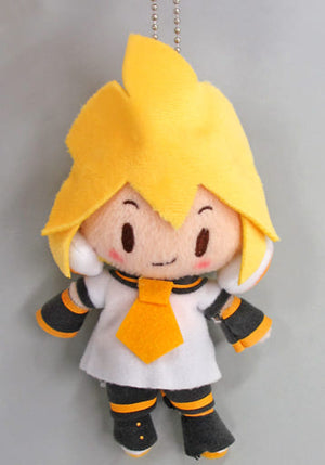 Len Kagamine VOCALOID Fuwafuwa Keychain Mascot Rin & Len & Luka Vol.2 Key Chain [USED]