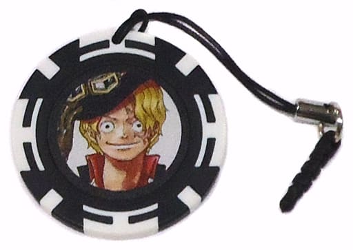 Sabo Secret One Piece Film Gold Newly Drawn By Eiichiro Oda Casino Chips with Strap Part 3 Advance Gift Key Chain [USED]