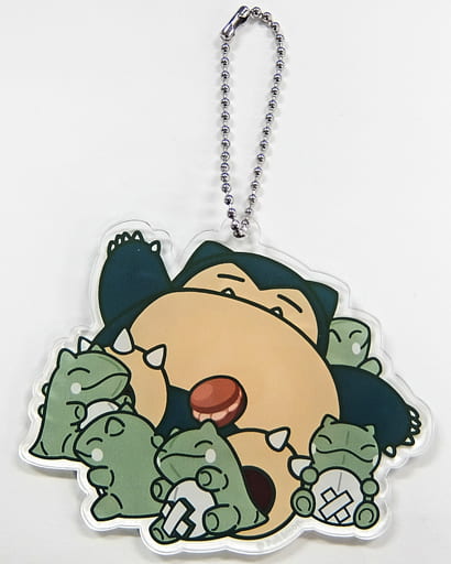 Snorlax Substitute Pokemon Acrylic Charm Collection Poke Parle Substitute Pokemon Center Limited Charm [USED]