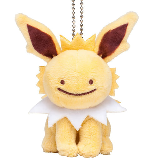Jolteon Pokemon Transform! Metamon Mascot Pokemon Center Limited Key Chain [USED]