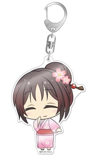 Chizuru Yukimura 13 Hakuouki: Otogisoushi Deka Acrylic Key Chain Key Chain [USED]