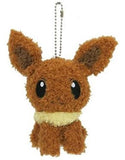 Eevee Pokemon Mokomoko Mascot Key Chain [USED]