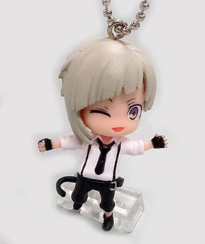 Atsushi Nakajima Wink Ver. Bungo Stray Dogs Deformed Mini Monthly Young Ace June 2016 Issue Special Supplement Key Chain [USED]