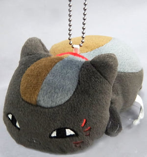 Black Nyanko Natsume's Book of Friends Big Stuffed Toy that Can Be Attached To Bag Mascot [USED]