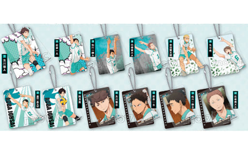 Toru Oikawa, etc. Haikyu!! Plastic Key Chain Aoba Josai High School Ver. All 12 Types Set Key Chain [USED]