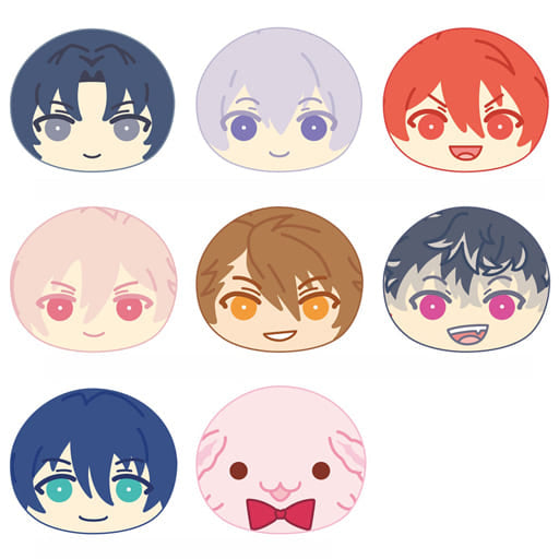 Iori Izumi, etc. IDOLiSH7 Omanjuu Niginigi Mascot 1 All 8 Types Set Key Ring [USED]