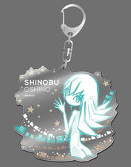 Shinobu Oshino Ver.4 Monogatari Series Deka Acrylic Key Chain Key Chain [USED]