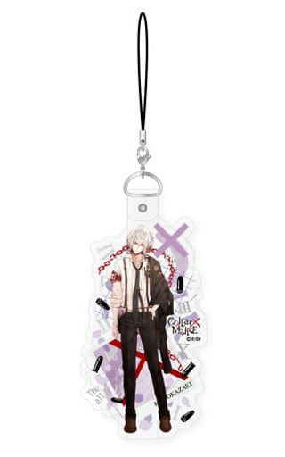 Kei Okazaki Color x Malice Character Vinyl Strap Key Chain [USED]