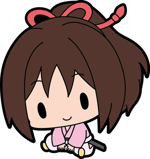 Chizuru Yukimura Hakuouki: Otogisoushi Petanko Trading Rubber Strap Key Chain [USED]