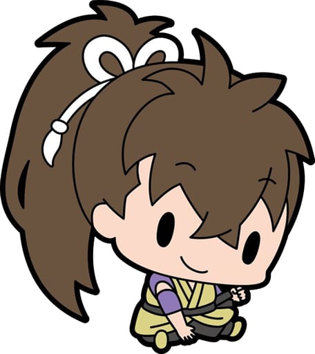 Heisuke Todo Hakuouki: Otogisoushi Petanko Trading Rubber Strap Key Chain [USED]
