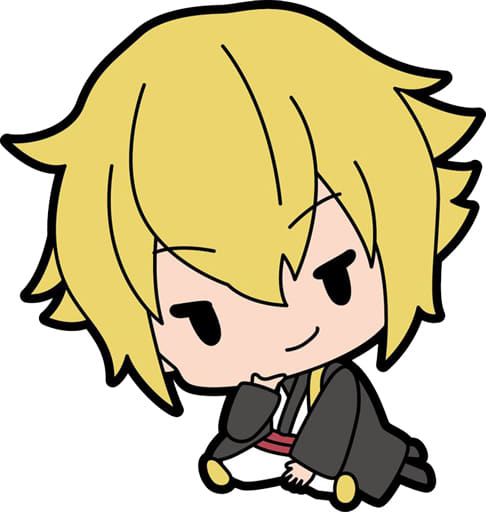 Chikage Kazama Hakuouki: Otogisoushi Petanko Trading Rubber Strap Key Chain [USED]