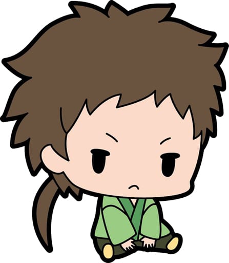 Susumu Yamazaki Hakuouki: Otogisoushi Petanko Trading Rubber Strap Key Chain [USED]