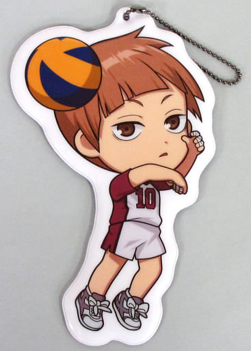 Kenjiro Shirabu Haikyu!! Kyun Chara Illustrations Character Type Big Tag Vol.3 Key Chain [USED]